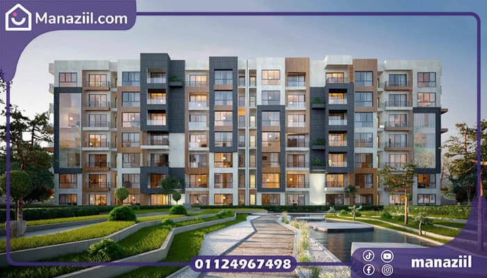 مساحة كمبوند اريا التجمع الخامس Aria Mostakbal City